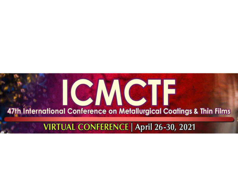 VISIT US AT ICMCTF 2021 VISIT US AT ICMCTF 2021